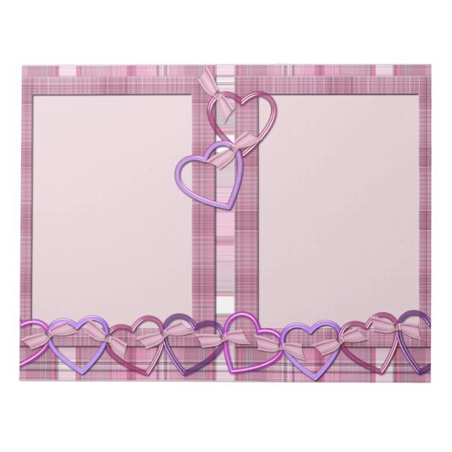 Herzen Notizblock (Vorderseite)