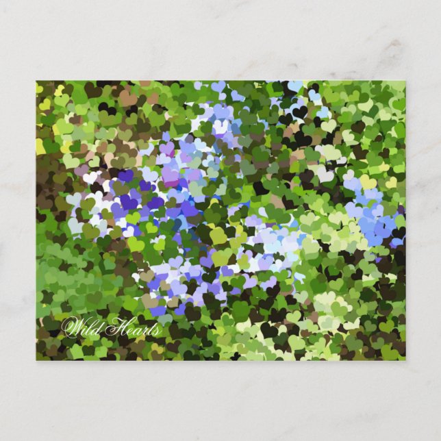 HERZEN POSTKARTE (Vorderseite)