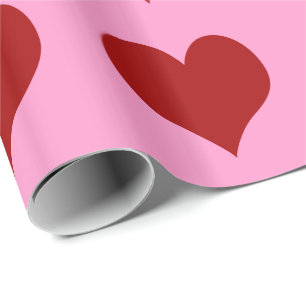 Herzen ~ Roll Geschenkverpackungspapier FARBWECHSE Geschenkpapier
