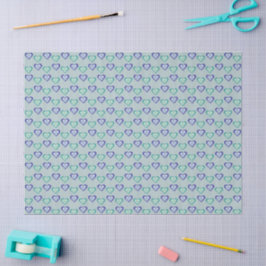 Herzen Seidenpapier