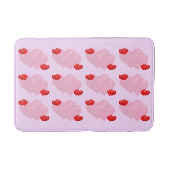 Herzen sind schwere Herzen Badematte (Vorderseite)