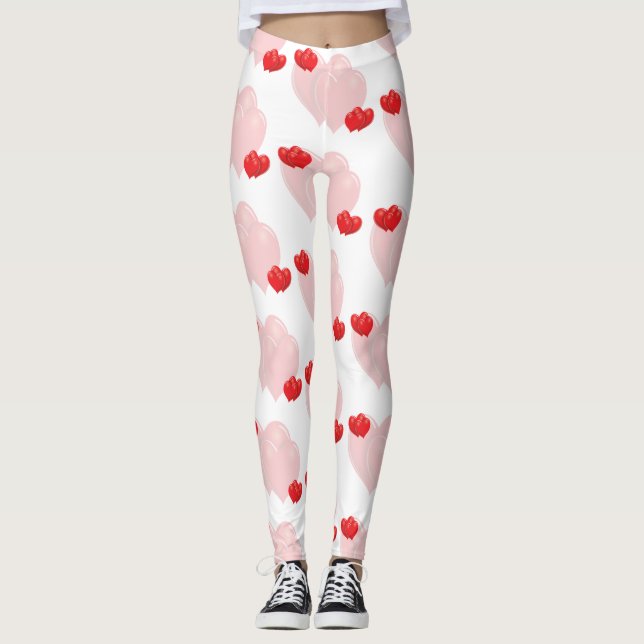 Herzen sind schwere Herzen Leggings (Vorderseite)