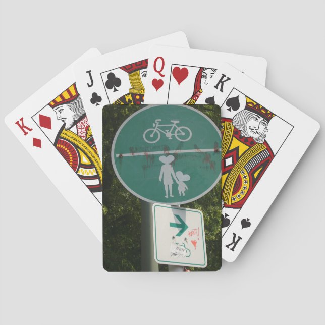 Herzen Spielkarten (Rückseite)