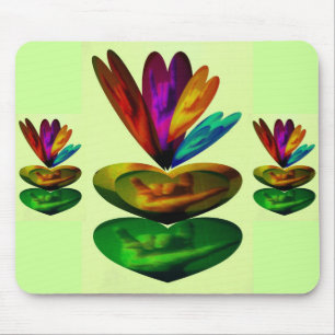 Herzen sprechen i-Liebe Sie in ASL Mousepad