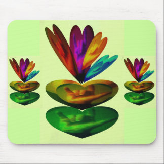 Herzen sprechen i-Liebe Sie in ASL Mousepad