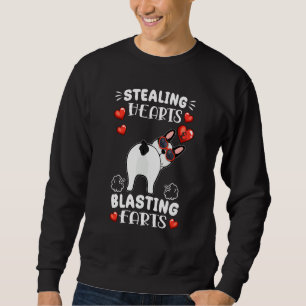 Herzen stehlen, Furze knallen Französische Bulldog Sweatshirt