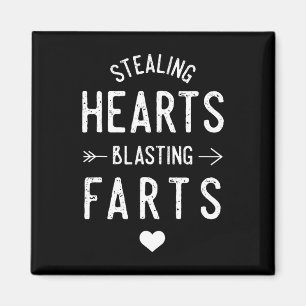 Herzen stehlen, Fürze knallen, Lustiger Valentinst Magnet