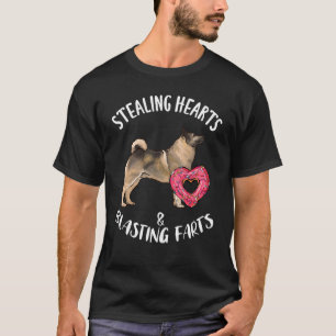 Herzen stehlen Fürze knallen Norwegischer Elchhund T-Shirt