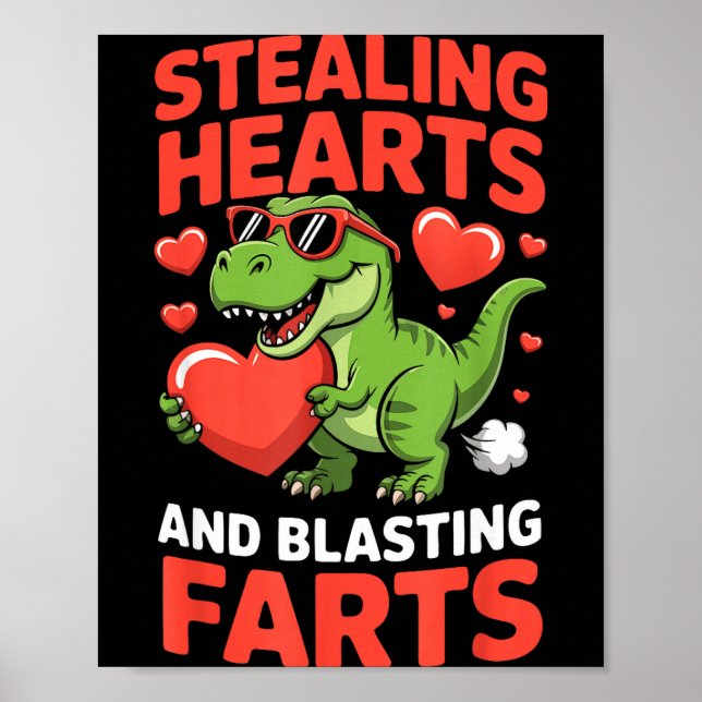 Herzen stehlen und Furzattacken  Poster (Vorne)
