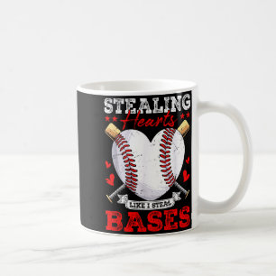 Herzen stehlen wie Bases stehlen Baseball Kaffeetasse