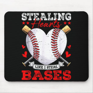Herzen stehlen wie ich Baseball-Stützpunkte stehle Mousepad