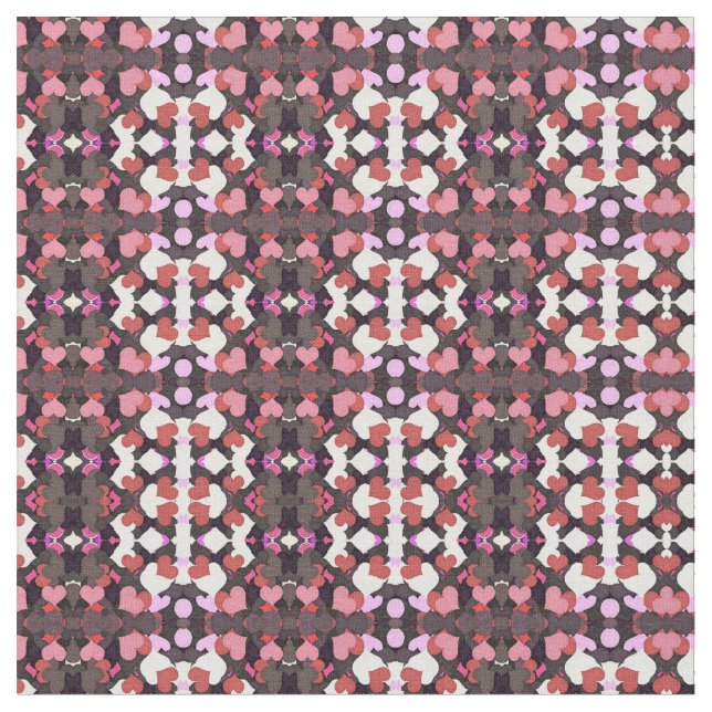 HERZEN STOFF (Nahaufnahme)