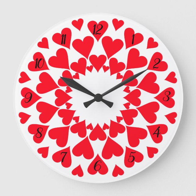 Herzen Uhr (Vorderseite)