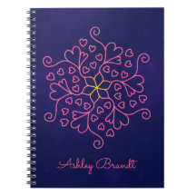 Herzen und Blume Mandala-Inspiriert