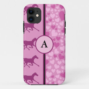 Herzen und Pferde iPhone 11 Hülle