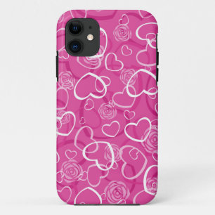 Herzen und Rose Case-Mate iPhone Hülle