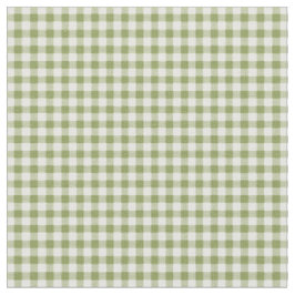 Herzen und Rosen-grünes Karo-Gingham-Gewebe Stoff