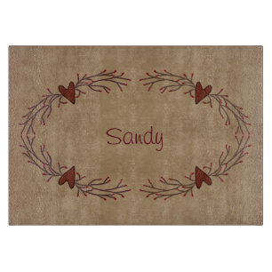 Herzen und Zacken-Beeren-Glasschneiden-Brett Schneidebrett