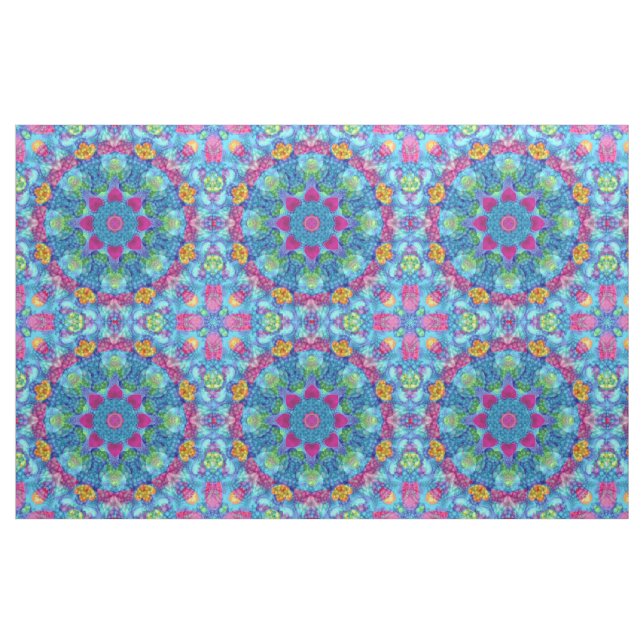Herzen violett u. blaues Vintages Stoff (Fat Quarter (45,7 x 55,9 cm))