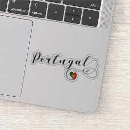 Herzenflagge Aufkleber