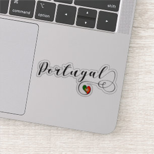 Herzenflagge Aufkleber