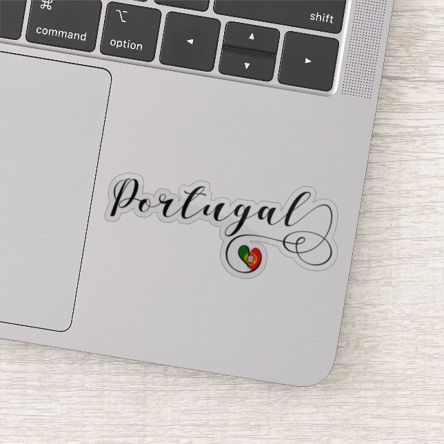 Herzenflagge Aufkleber (Detail)