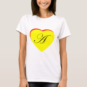Herzengelb Rot eine Einladung zum MUSEUM Z T-Shirt