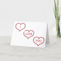 HERZENNACHRICHTEN SAGEN: "I LIEBE YOU"
