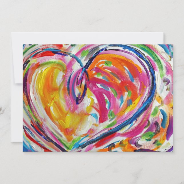 Herzens der Freude Einladung (Vorderseite)