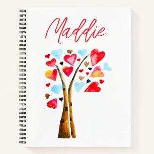 Herzensbaum whimsvolles Valentins Notizbuch