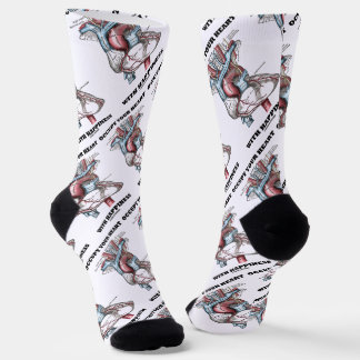 Herzensberuhigung Anatomischer Spaß Socken