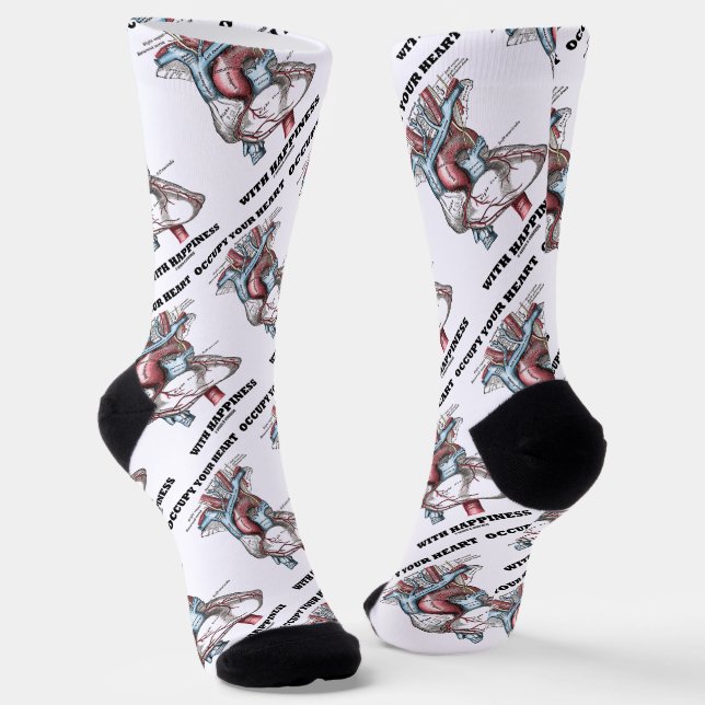 Herzensberuhigung Anatomischer Spaß Socken (Gewinkelt)