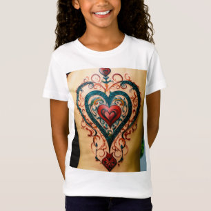 Herzenscroll Tattoo T - Shirt Design