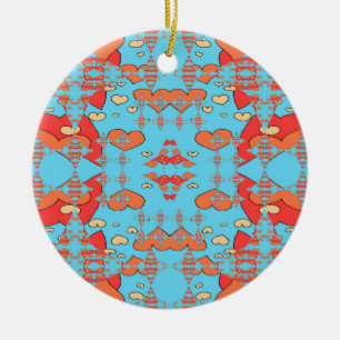 Herzensfunken Keramik Ornament