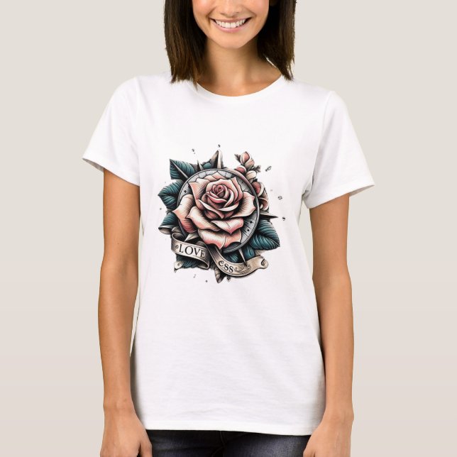 Herzenskompass: Bliss führen" T-Shirt (Vorderseite)
