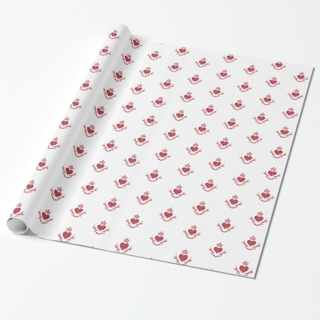 Herzenskönig Geschenkpapier (Ungerollt)
