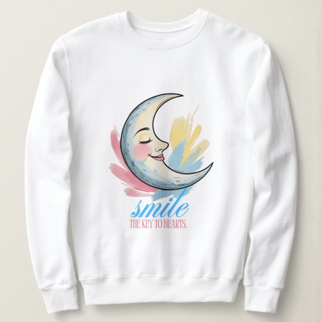 Herzenslächlichkeit Sweatshirt (Design vorne)