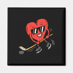Herzenslust Eishockey Valentinstag Liebe Sport Magnet