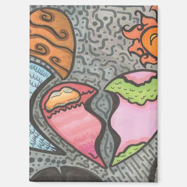 Herzenswege Magnet (Vorderseite)