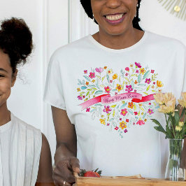 Herzerbouquet Beste Mama je T - Shirt