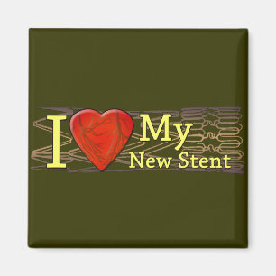 HerzErholungs-Geschenke  Stent-T - Shirts Magnet