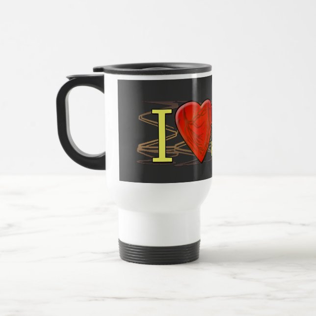 HerzErholungs-Geschenke| Stent-T - Shirts Reisebecher (Links)