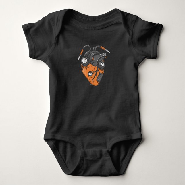Herzerkrankung Baby Strampler (Vorderseite)