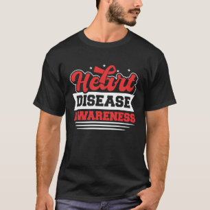Herzerkrankungen Bewusstsein für Herzkrankheiten H T-Shirt