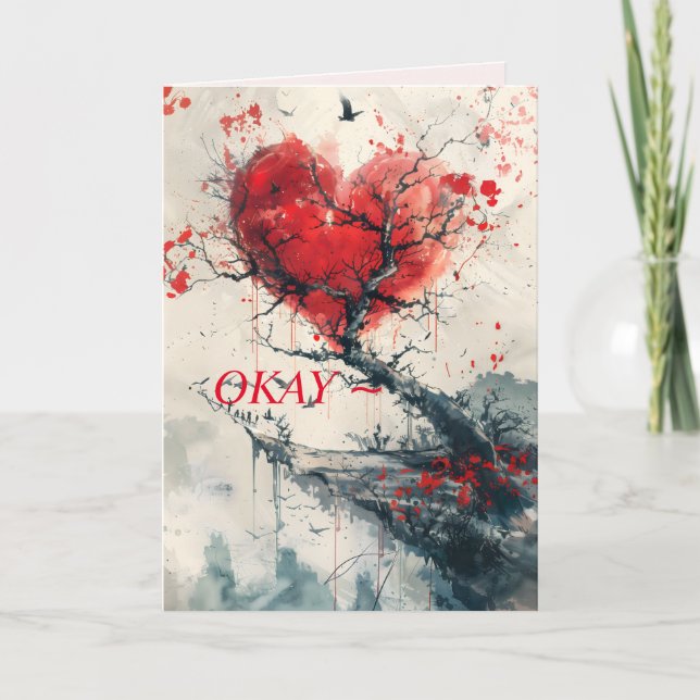 HERZERMUTIGUNGSKARTE DANKESKARTE (Vorderseite)