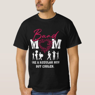 Herzerreißende Band-Mama wie eine regelmäßige Mama T-Shirt