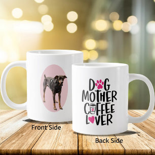 Herzerwärmendes Hunde-Foto für Hundemütter und Kaf Jumbo-Tasse