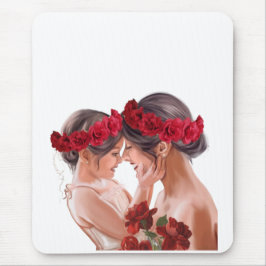 Herzerwärmendes persönliches Blumengeschenk Mousepad