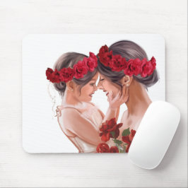 Herzerwärmendes persönliches Blumengeschenk Mousepad