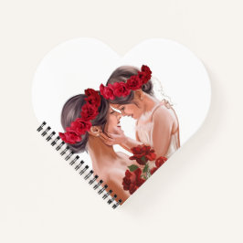Herzerwärmendes persönliches Blumengeschenk Notizbuch